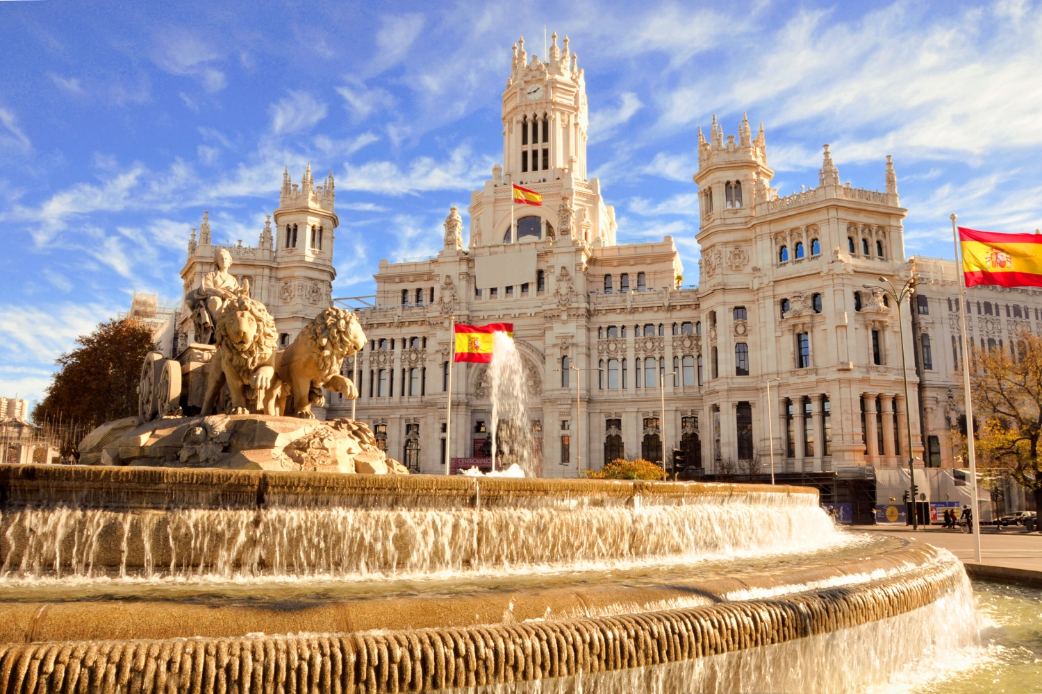 Cibeles Fountain in Madrid Spain